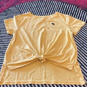Abercrombie & Fitch Sunny Yellow Tee with Knot